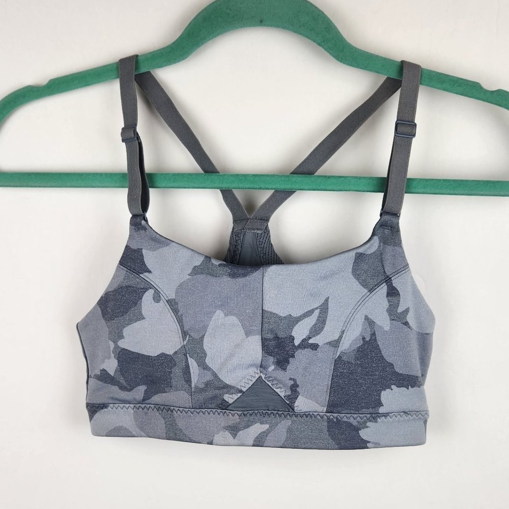 Athleta Gray Camo All In Sports Bra sz XS